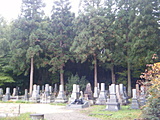 和型の多い墓地でありましたが、ツートンカラーが目を引くと思いませんか？（中央下の墓石）